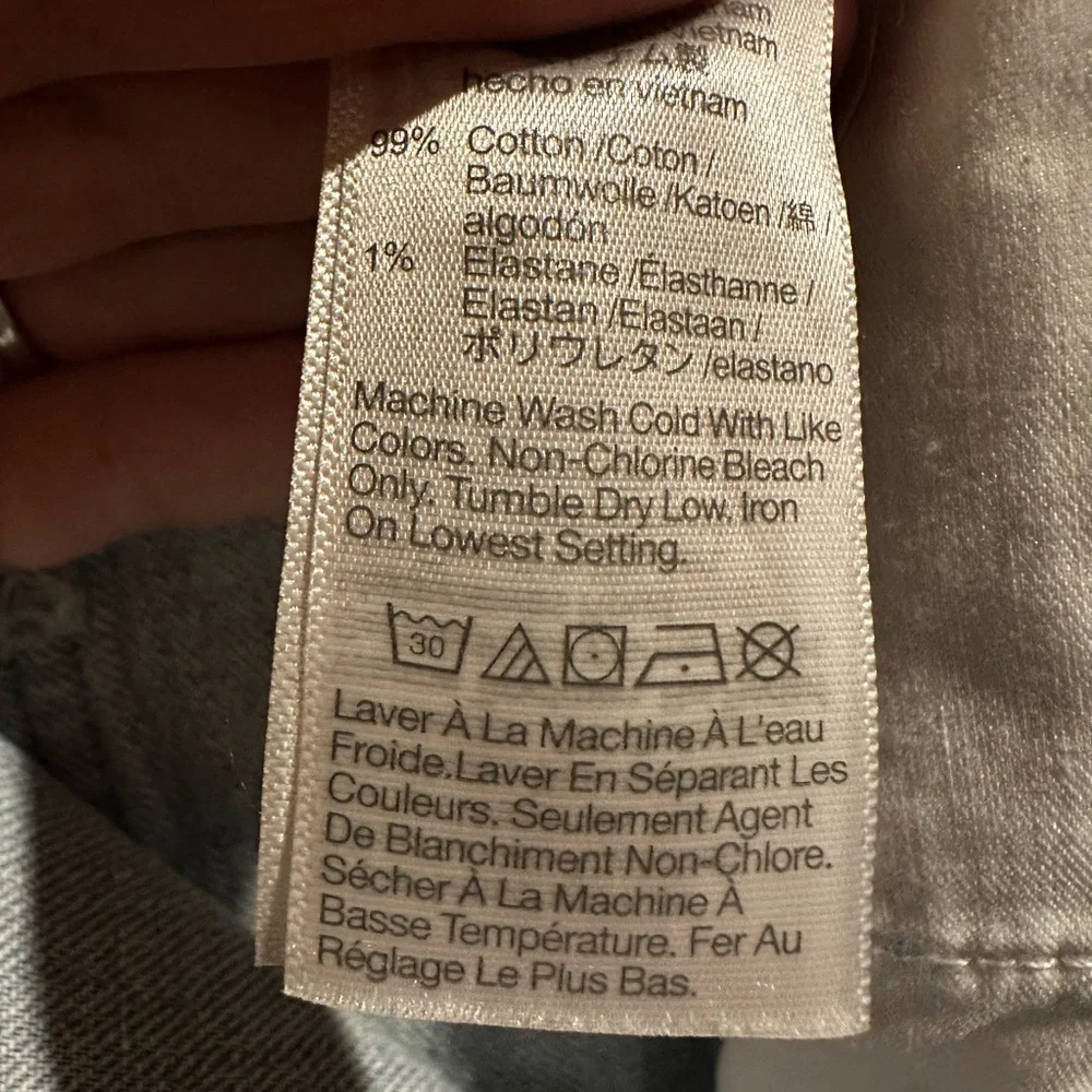 Madewell Women’s The Perfect Vintage Wide Leg Crop Jeans Size 14W (gently used) - Picture 7 of 11